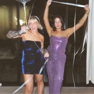 Perfect purple corset jumpsuit